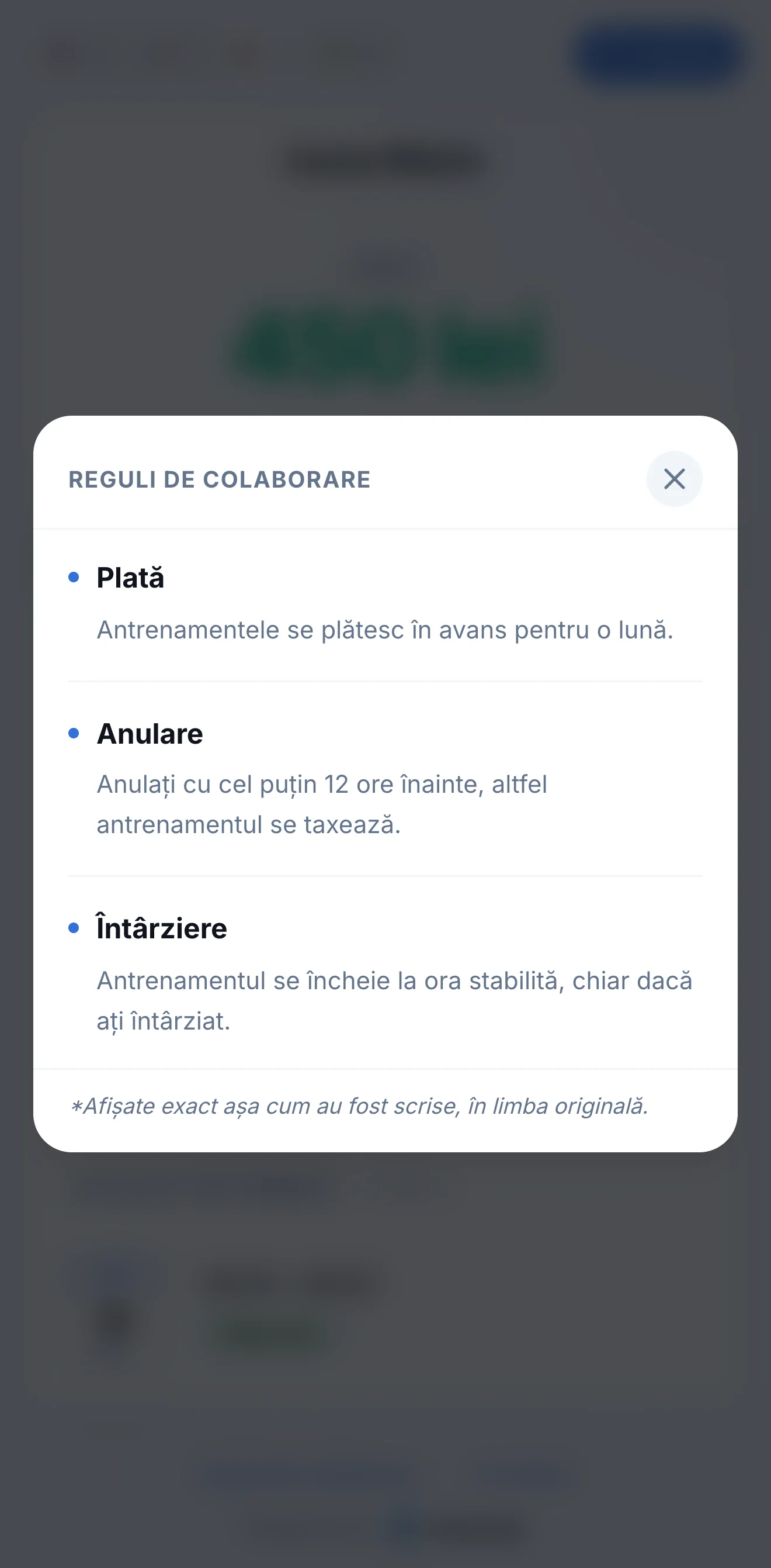 Regulile tale de colaborare pe portalul clientului